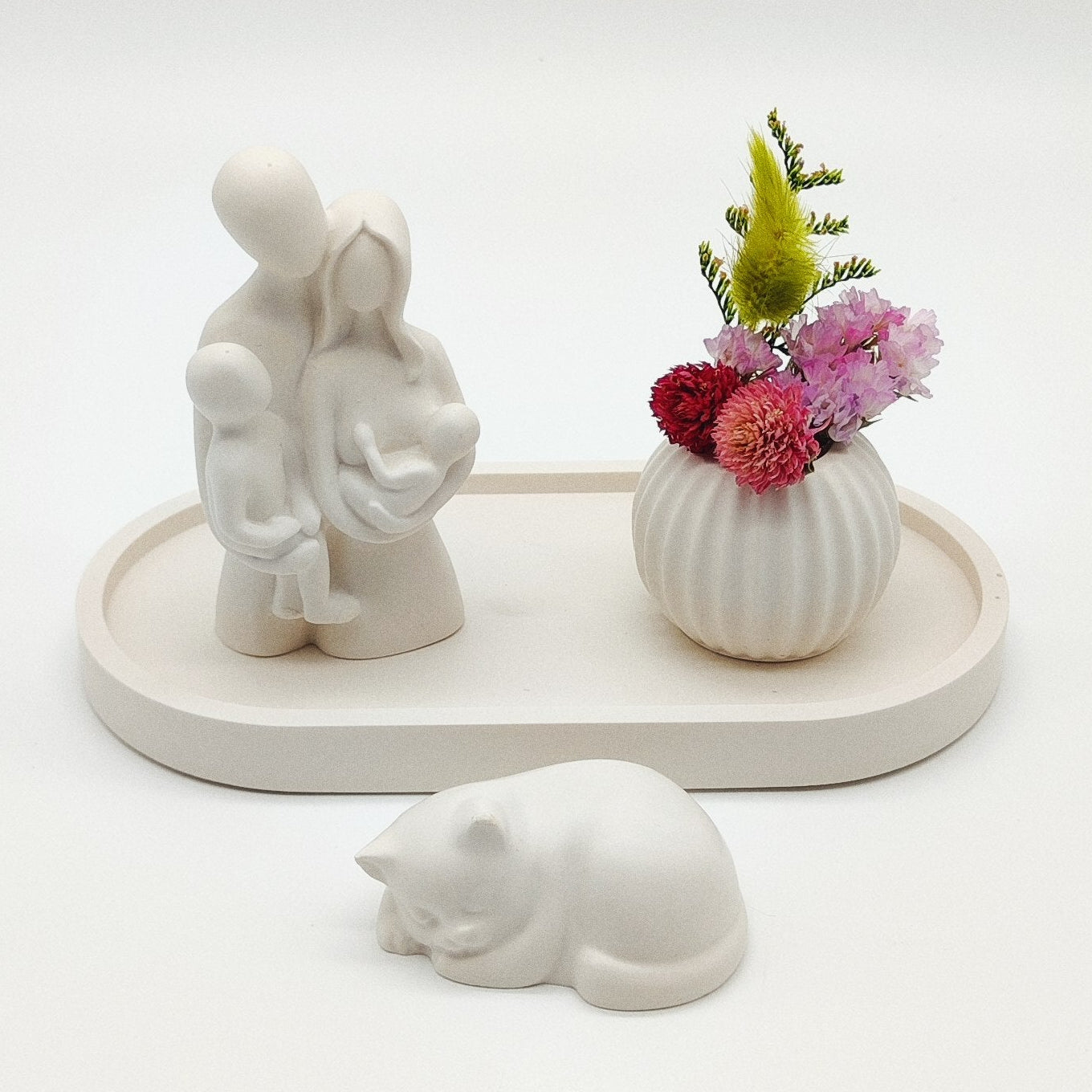 Estatueta Casal e Filhos