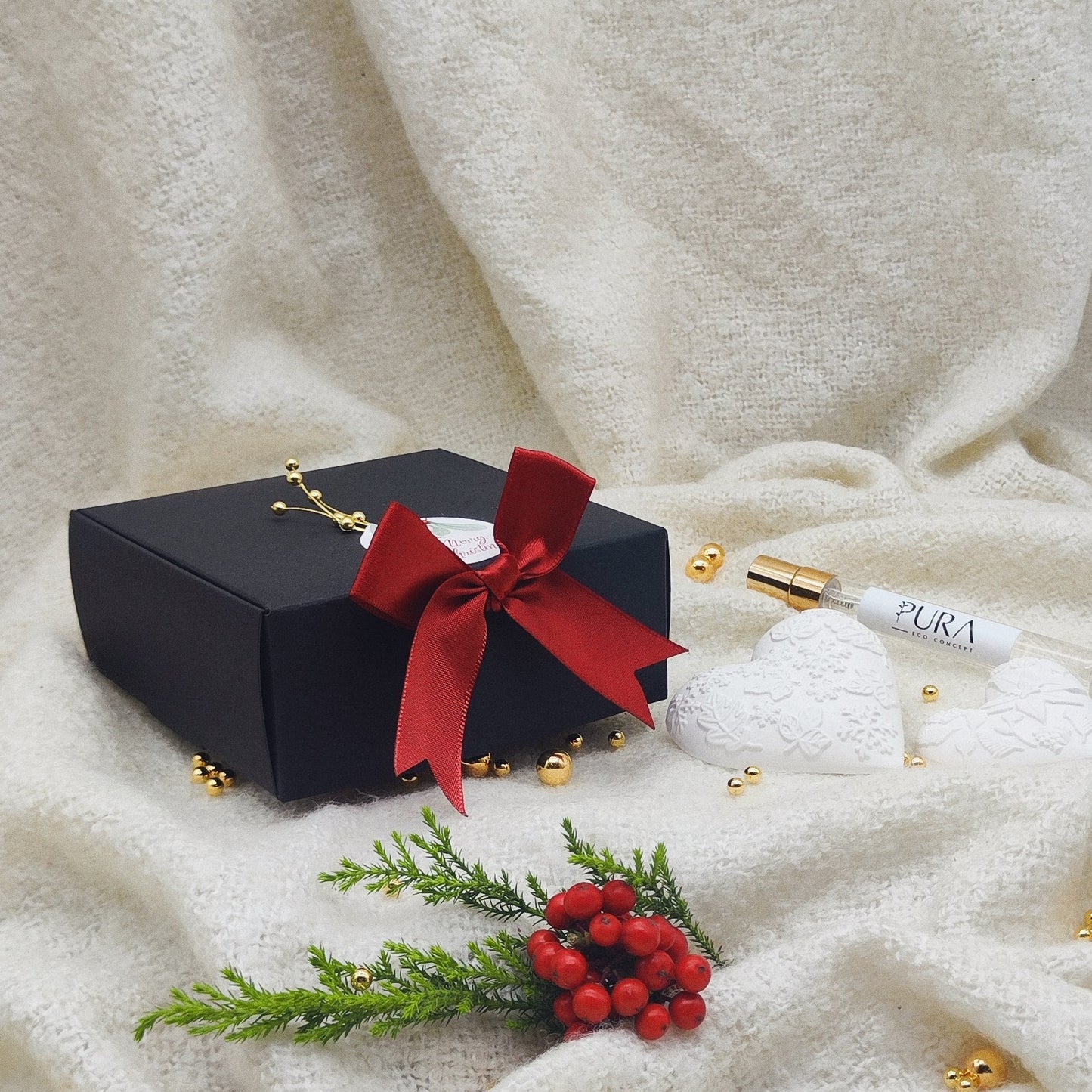 Coffret Corações de Natal | Cerâmica Perfumada