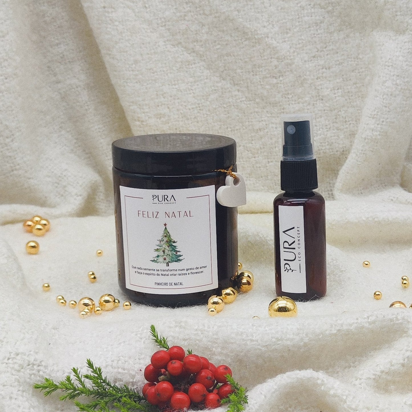 Coffret Kit Frasco de Sementes Natalício