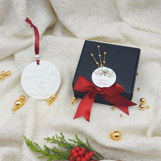 Coffret Pendente 1.º Natal | Cerâmica Perfumada