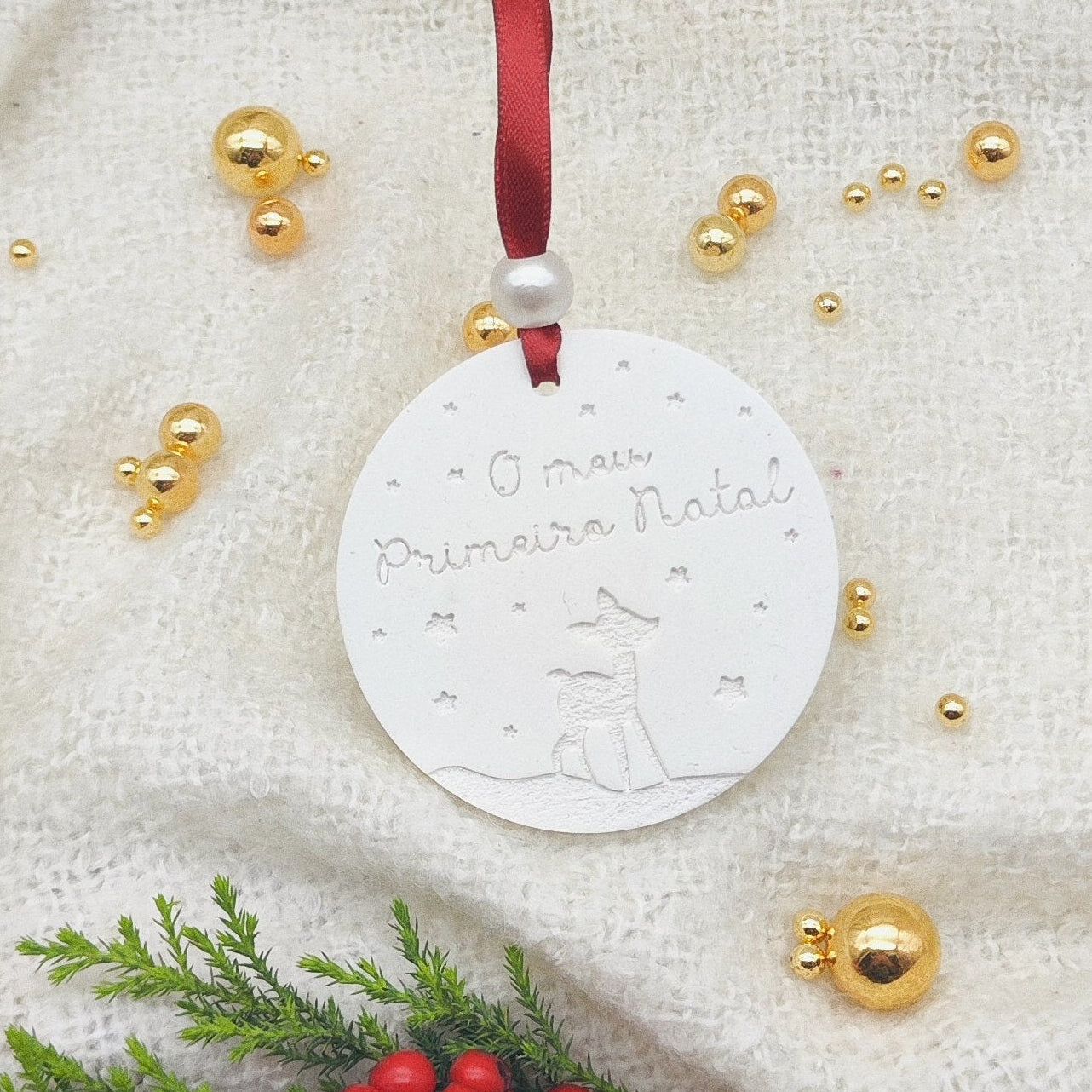 Coffret Pendente 1.º Natal | Cerâmica Perfumada