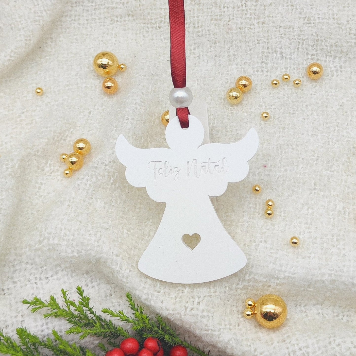 Coffret Pendente Feliz Natal | Cerâmica Perfumada