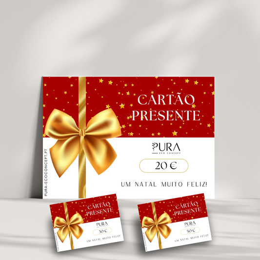 e-Cartão Presente de Natal | Pura