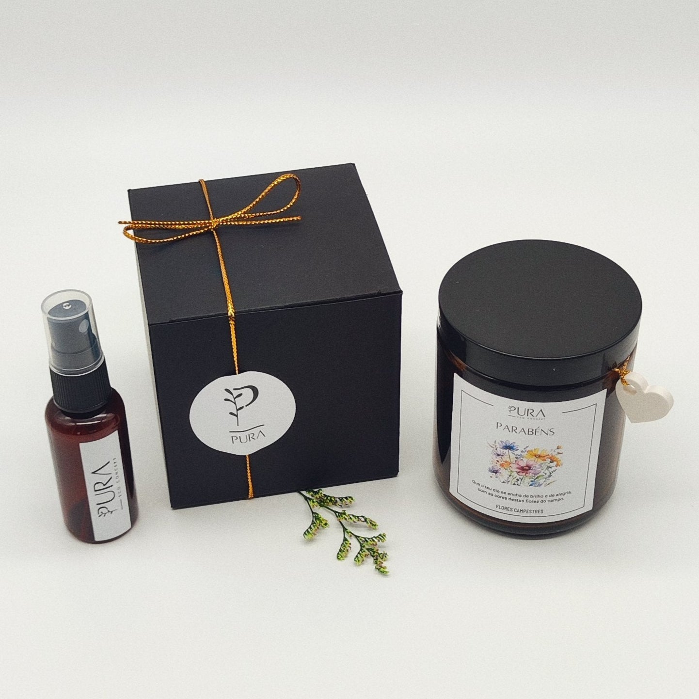 Coffret Frasco de Sementes | Parabéns