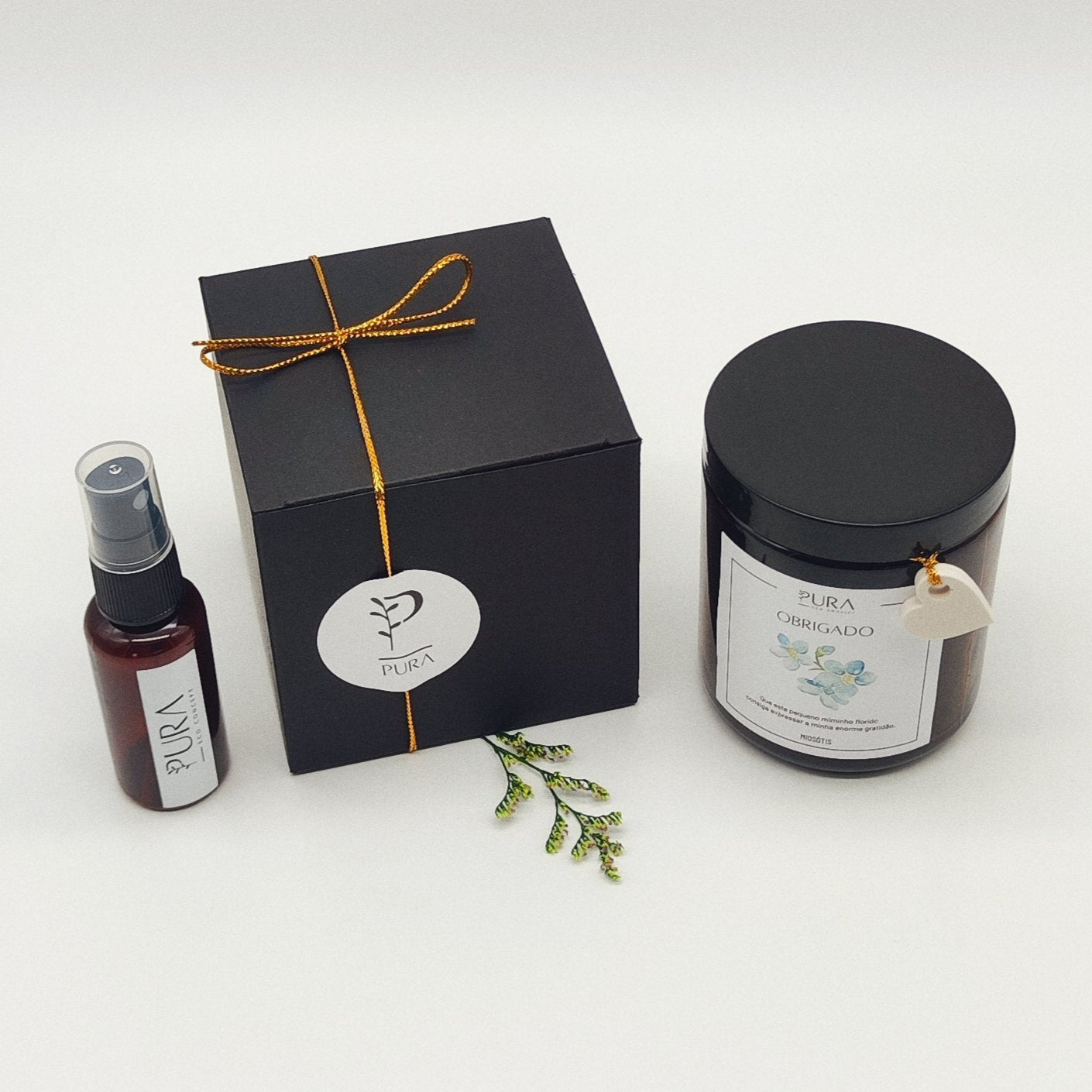 Coffret Frasco de Sementes | Obrigado