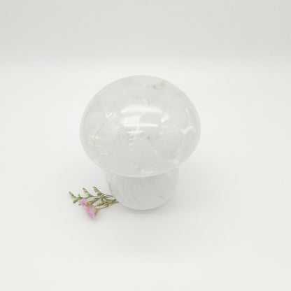 Candeeiro Cogumelo | Branco Marmoreado