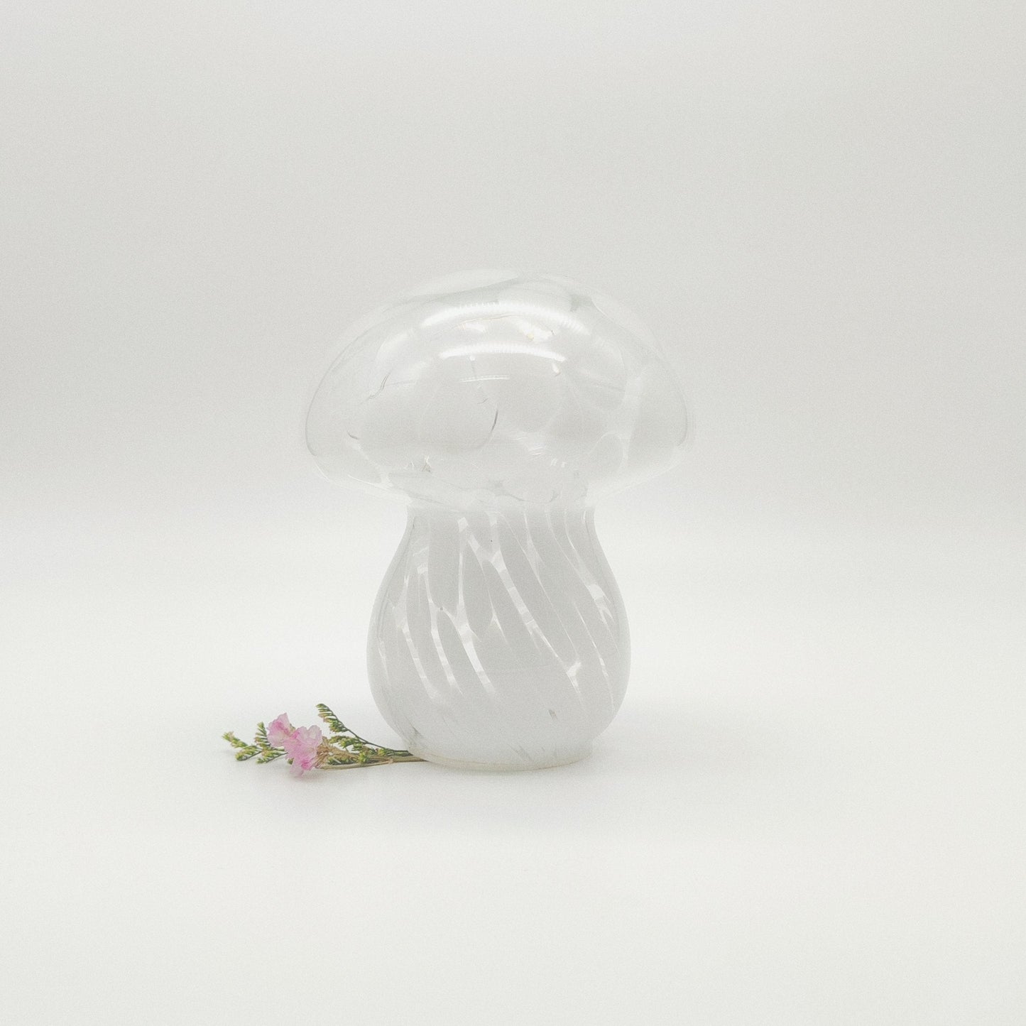 Candeeiro Cogumelo | Branco Marmoreado