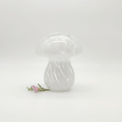 Candeeiro Cogumelo | Branco Marmoreado