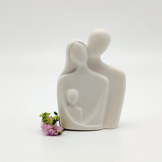 Estatueta Casal e Filho