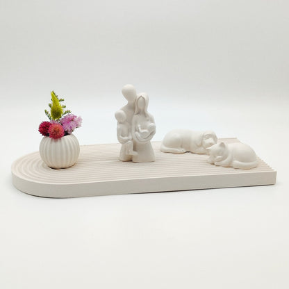 Estatueta Casal e Filhos