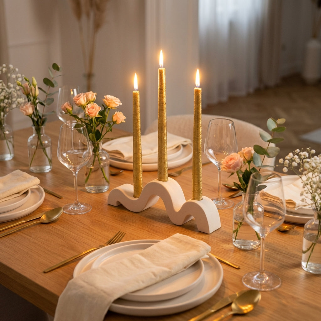 Candelabro Ondas