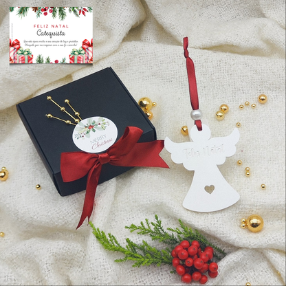 Coffret Pendente Feliz Natal | Cerâmica Perfumada
