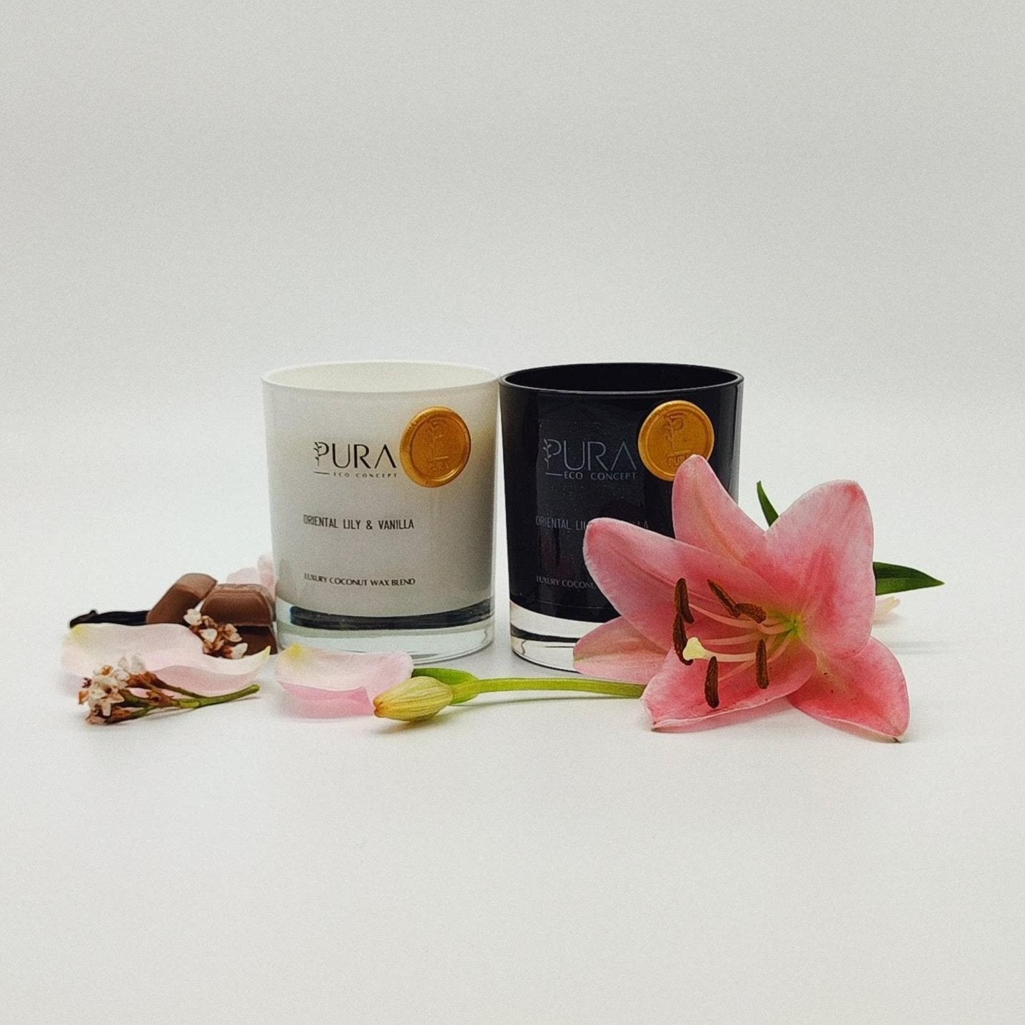 Vela Lírio Oriental & Baunilha