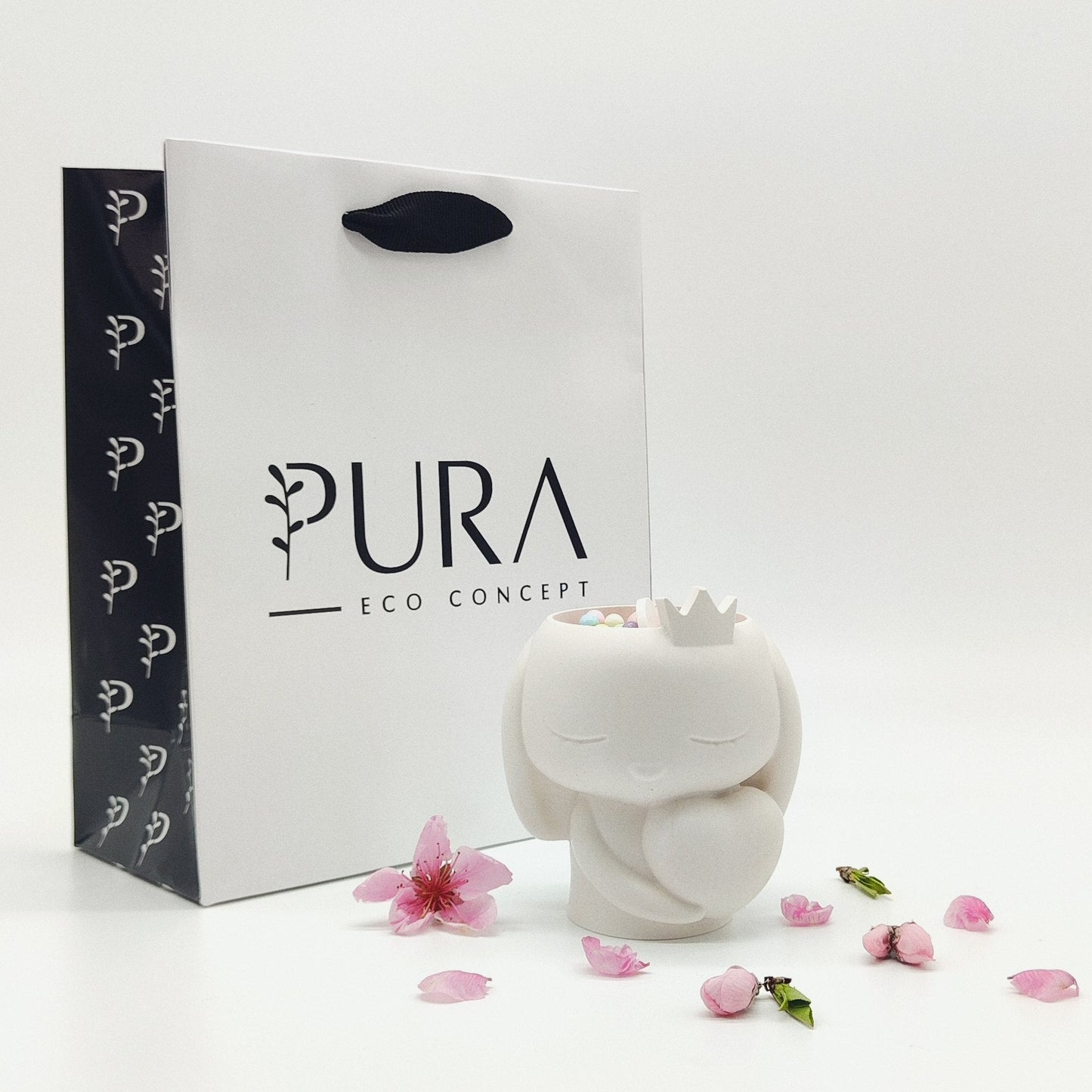 Porta-joias Coelho com Coração