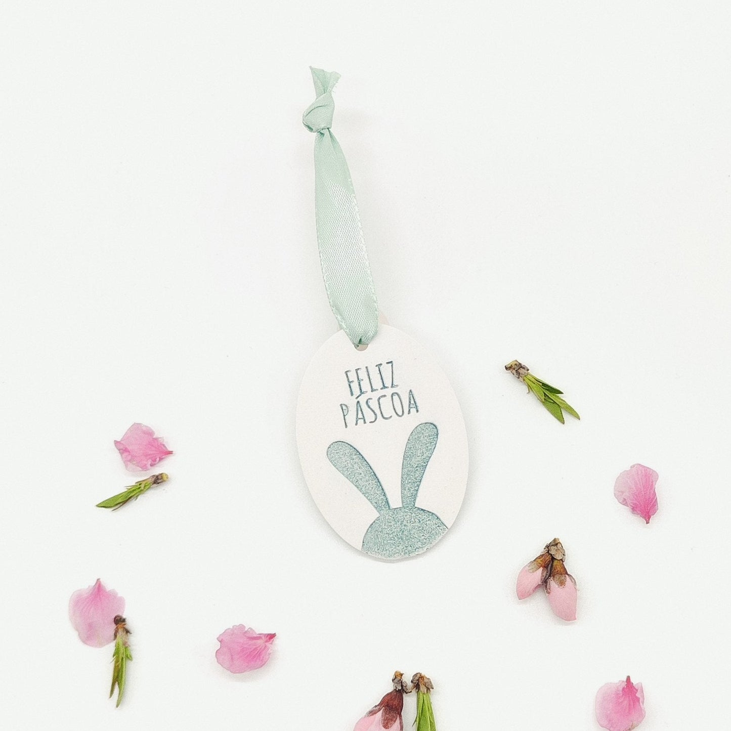 Pendente Feliz Páscoa | Cerâmica Perfumada