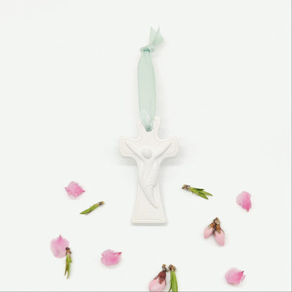 Pendente Cristo Estilizado | Cerâmica Perfumada
