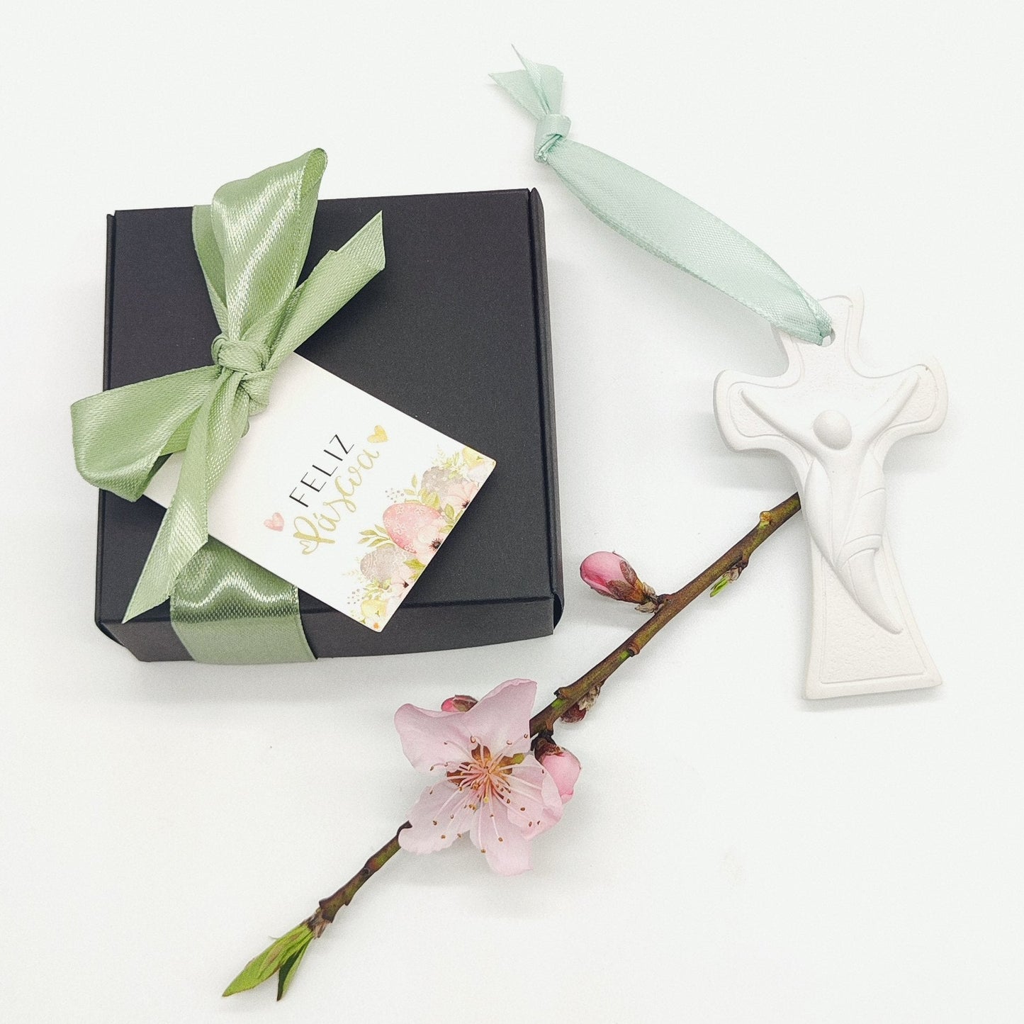 Pendente Cristo Estilizado | Cerâmica Perfumada