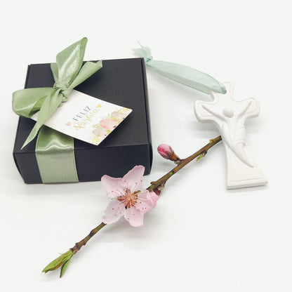 Pendente Cristo Estilizado | Cerâmica Perfumada