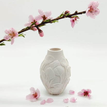 Jarra Folhas em Relevo