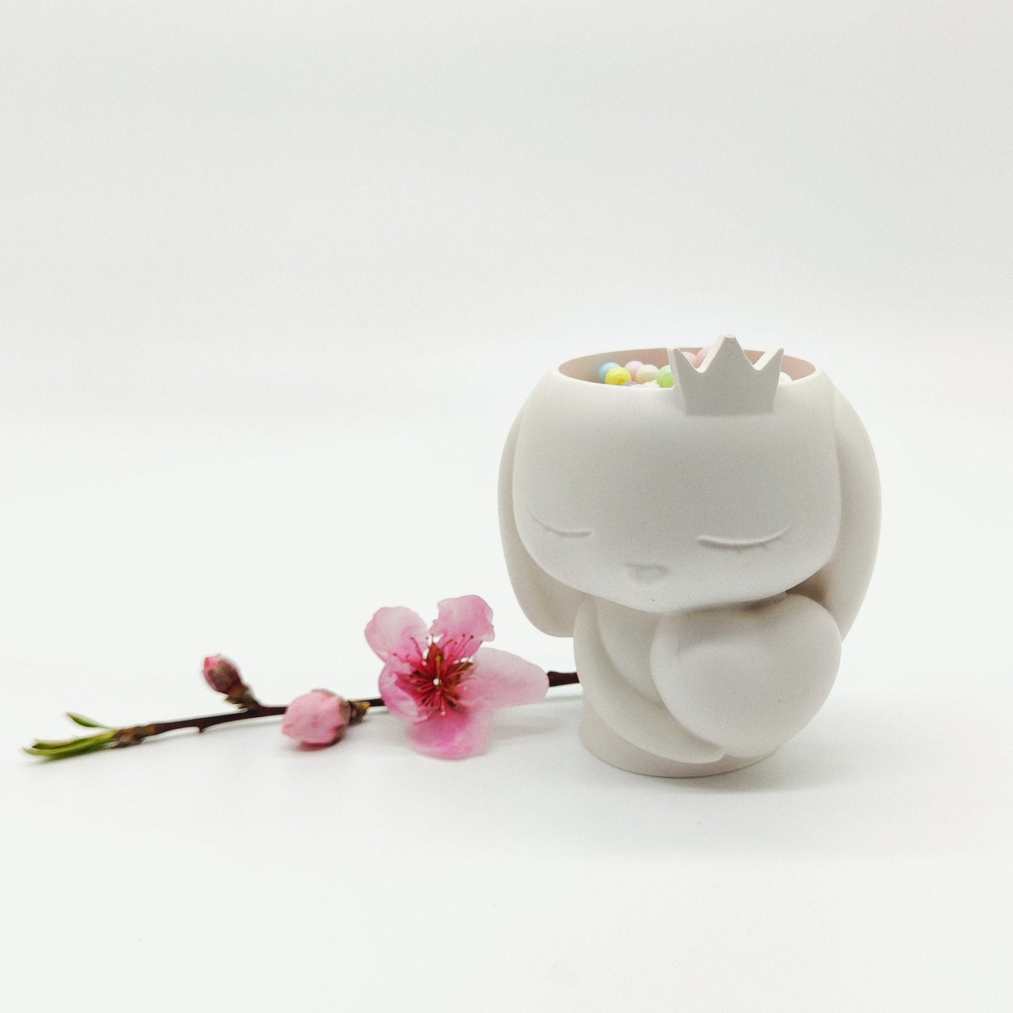 Porta-joias Coelho com Coração