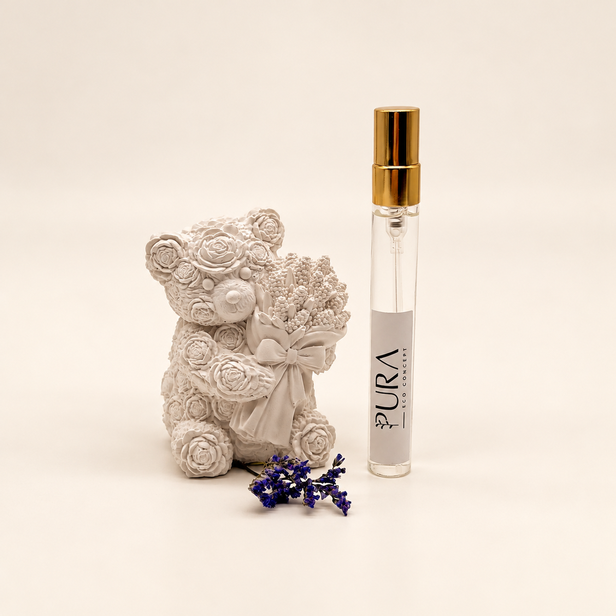 Coffret Urso em Flor | Cerâmica Perfumada