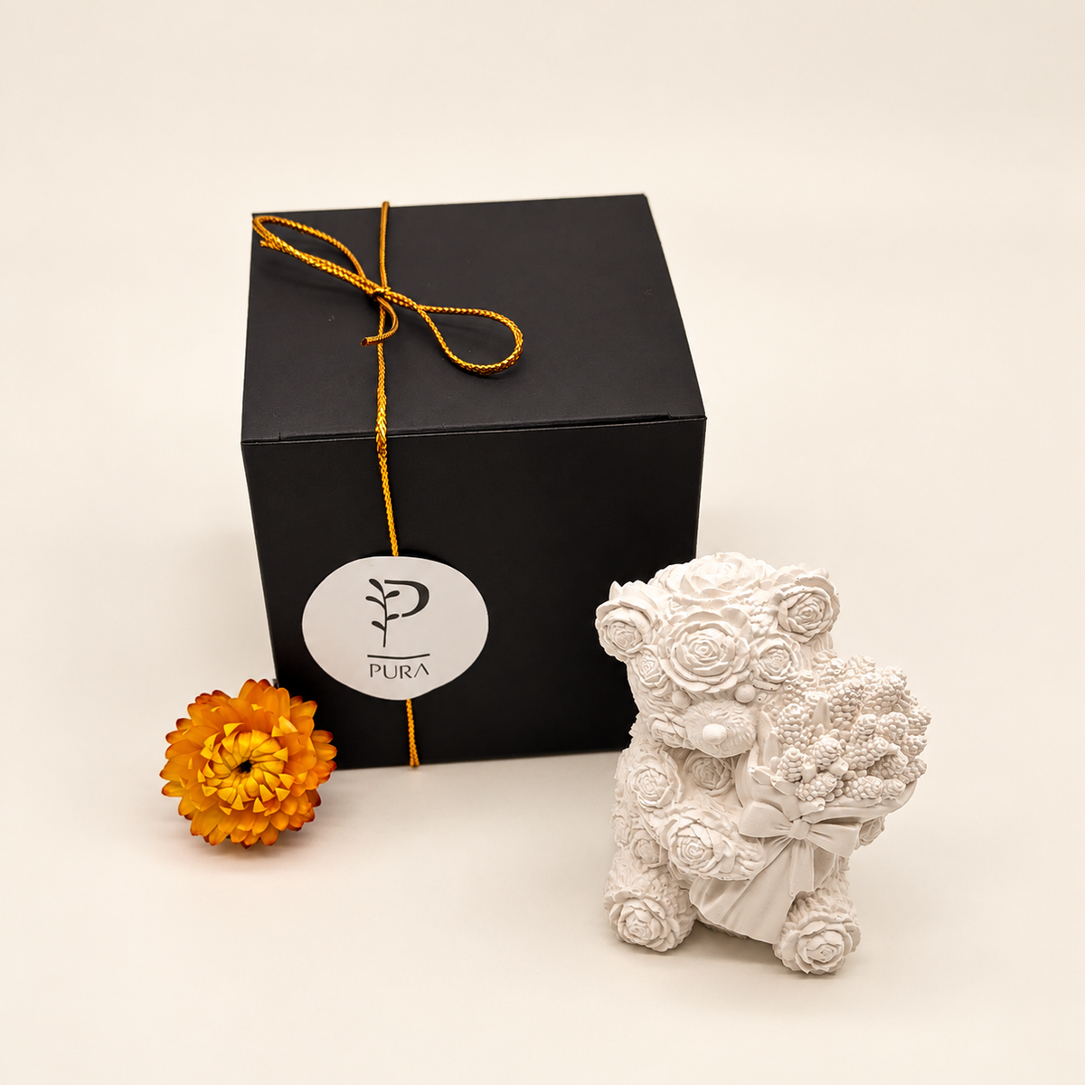 Coffret Urso em Flor | Cerâmica Perfumada