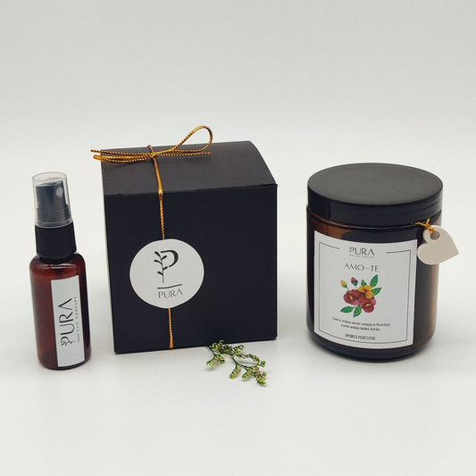 Coffret Frasco de Sementes | Amo-te