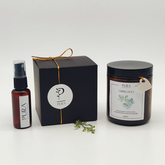 Coffret Frasco de Sementes | Obrigado